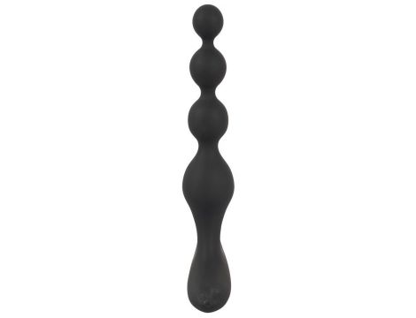 Wibrujące kule analne Black Velvets silikonowe 20 cm USB - 7