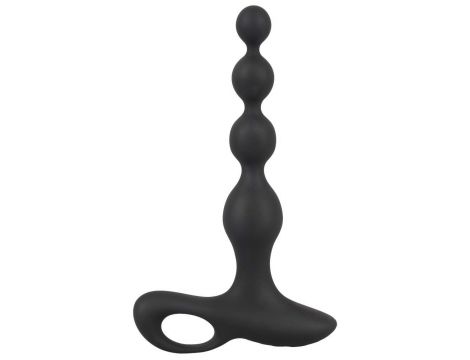 Wibrujące kule analne Black Velvets silikonowe 20 cm USB - 11