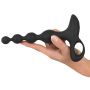 Wibrujące kule analne Black Velvets silikonowe 20 cm USB - 22