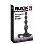 Wibrujące kule analne Black Velvets silikonowe 20 cm USB - 2