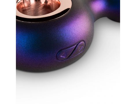Wibrujący korek analny Hueman Deep Space fioletowy USB - 3