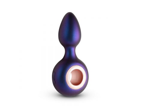 Wibrujący korek analny Hueman Deep Space fioletowy USB - 4
