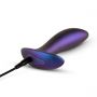 Wibrator analny Hueman Uranus fioletowy z pilotem USB - 7