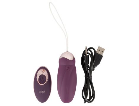 Obrotowe jajko wibrujące Javida RC silikonowe USB - 11