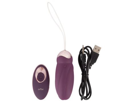 Obrotowe jajko wibrujące Javida RC silikonowe USB - 14