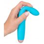 Wibrator mini Cuties niebieski USB 18,7 cm - 10