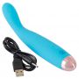 Wibrator mini Cuties niebieski USB 18,7 cm - 9