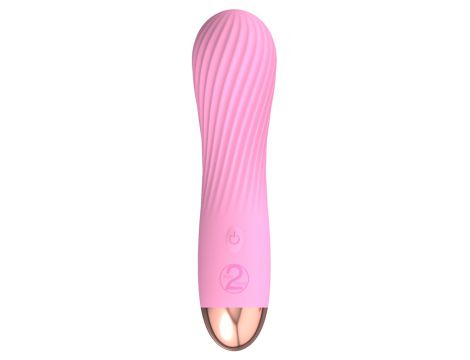 Mini wibrator Cuties różowy silikonowy USB 12,5 cm - 2