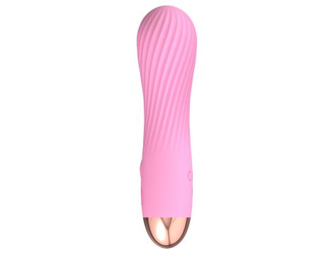 Mini wibrator Cuties różowy silikonowy USB 12,5 cm - 5