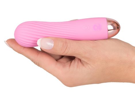Mini wibrator Cuties różowy silikonowy USB 12,5 cm - 7