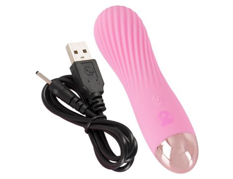 Mini wibrator Cuties różowy silikonowy USB 12,5 cm - 11