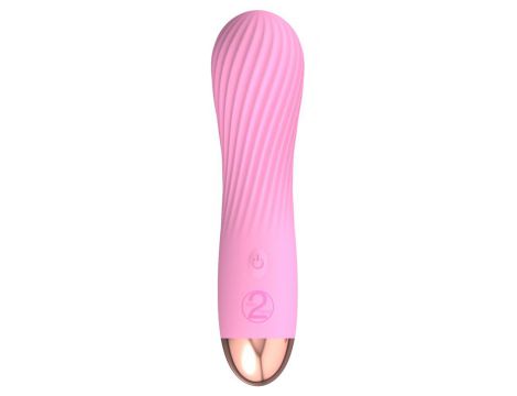 Mini wibrator Cuties różowy silikonowy USB 12,5 cm - 4