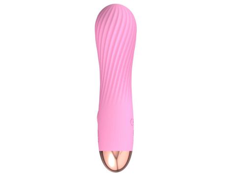 Mini wibrator Cuties różowy silikonowy USB 12,5 cm - 6