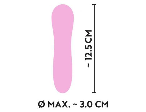 Mini wibrator Cuties różowy silikonowy USB 12,5 cm - 15