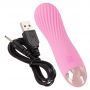 Mini wibrator Cuties różowy silikonowy USB 12,5 cm - 15