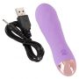 Mini wibrator silikonowy Cuties fioletowy USB 12,5 cm - 11