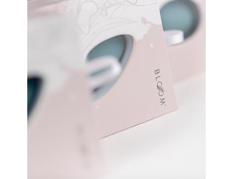 Wibrator króliczek Bloom Fiołek niebieski silikonowy USB 21 cm - 9