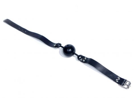 Knebel kulkowy regulowany Fetish B Series czarny 42 mm - 8