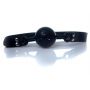 Knebel kulkowy regulowany Fetish B Series czarny 42 mm - 6