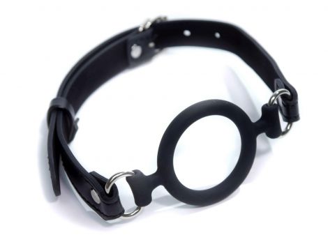 Knebel O-ringowy Fetish B Series regulowany czarny - 7