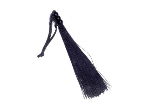 Pejcz silikonowy Fetish B Series czarny 25 cm