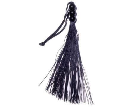 Pejcz silikonowy Fetish B Series czarny 25 cm - 4