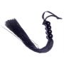 Pejcz silikonowy Fetish B Series czarny 36 cm - 6