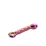Szklane dildo Glamour żebrowane Dream Toys 18 cm - 5
