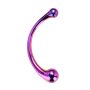 Duże zakrzywione szklane dildo Dream Toys 21 cm - 3