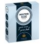 Prezerwatywy cienkie transparentne Mister Size 53 mm wegańskie 3 szt - 2