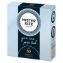 Prezerwatywy cienkie transparentne Mister Size 53 mm wegańskie 3 szt - 4