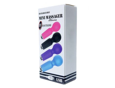 Mini stymulator łechtaczki USB 20 funkcji czarny B Series Magic - 8
