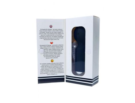 Mini stymulator łechtaczki USB 20 funkcji czarny B Series Magic - 10