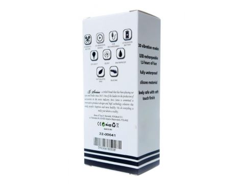 Mini stymulator łechtaczki USB 20 funkcji czarny B Series Magic - 9