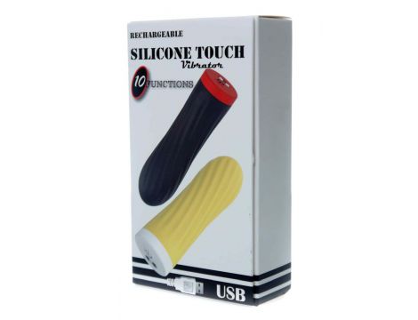 Wibrator mini silikonowy B Series Magic USB 10 trybów czarny - 7