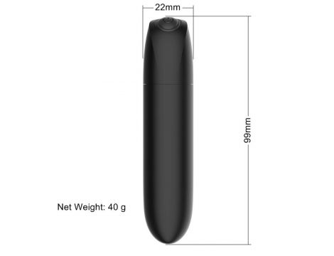 Mini wibrator potężny B Series Magic USB 20 funkcji czarny matowy - 7