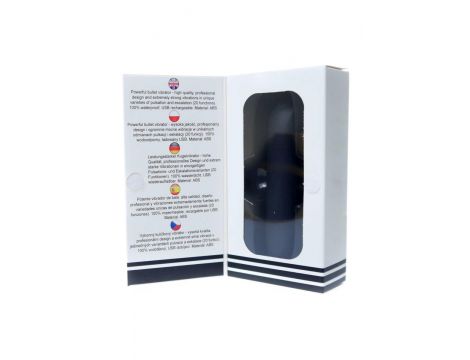 Mini wibrator potężny B Series Magic USB 20 funkcji czarny matowy - 10