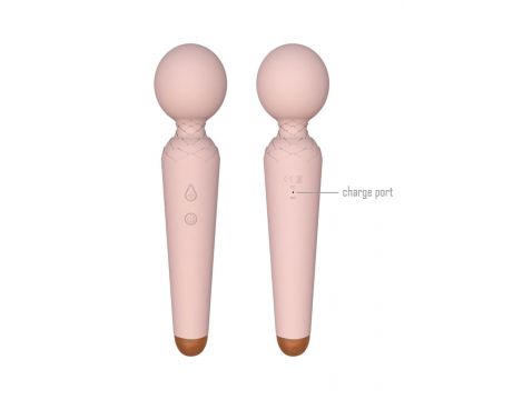 Stymulator łechtaczki Power Wand B Series Magic niebieski USB 10 funkcji - 3