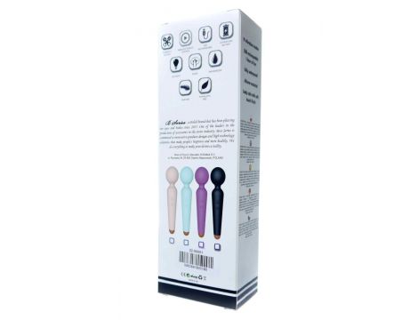 Stymulator łechtaczki Power Wand B Series Magic niebieski USB 10 funkcji - 7