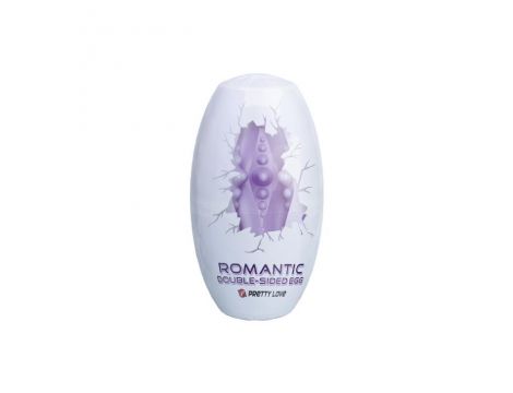 Jajko masturbator Pretty Love romantyczne podwójne fioletowe - 7