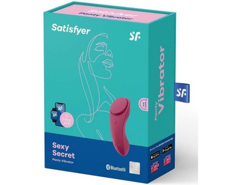 Stymulator łechtaczki Satisfyer Sexy Secret do majtek czerwony - 2
