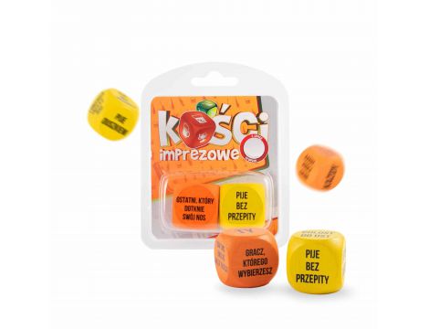 Kości imprezowe pijackie prezent na urodziny