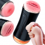 Dwustronny wibrujący masturbator B Series Fox USB - 2