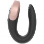 Wibrator Satisfyer Double Love dla pary czarny silikonowy USB 9cm - 3