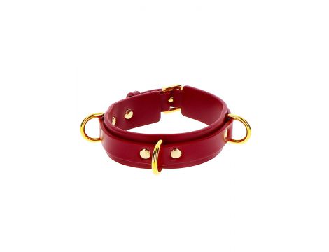 Obroża Taboom D Ring Deluxe czerwona 43 cm