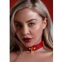 Obroża Taboom D Ring Deluxe czerwona 43 cm - 4