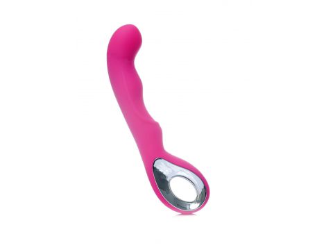 Wibrator punktu G silikonowy B Series Magic różowy USB 20 cm - 4