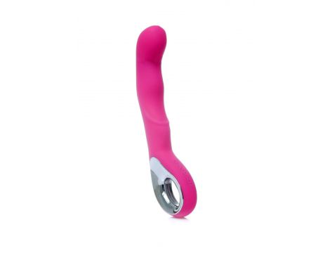 Wibrator punktu G silikonowy B Series Magic różowy USB 20 cm - 7