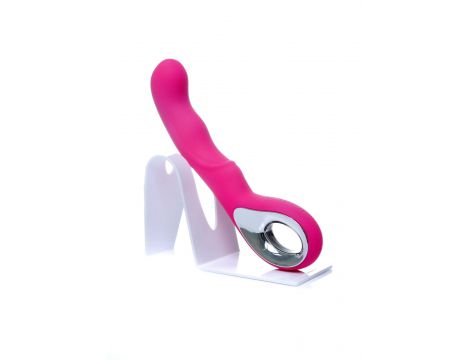 Wibrator punktu G silikonowy B Series Magic różowy USB 20 cm - 10