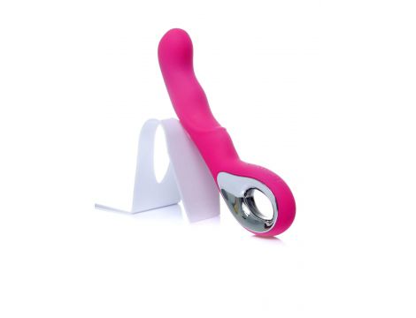 Wibrator punktu G silikonowy B Series Magic różowy USB 20 cm - 11